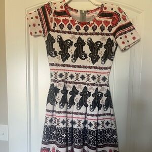 LuLaRoe XS Amelia Dress Paisley Print